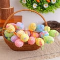 thumbnail image 5 of 6Pcs Easter Eggs Picks for Vase Filler Artificial Easter Egg Picks Glitter Easter Eggs for Diy Bouquet Spring Table Decorations Flower Arrangement Home Decor,Easter Decorations, Decorated Eggs, 5 of 9