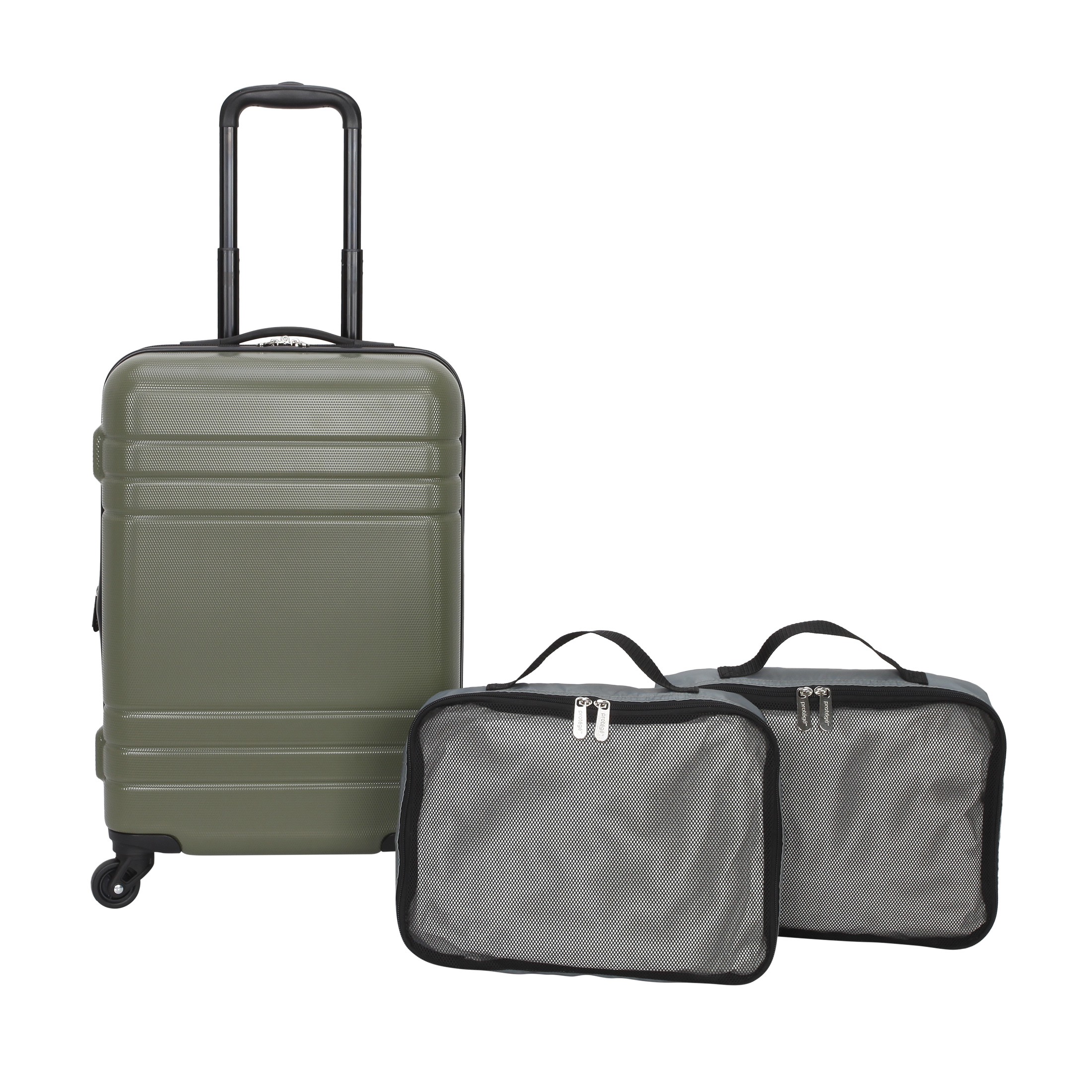 Protege 3-Piece Hardside Luggage Set with Packing Cubes photo 1