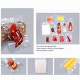 thumbnail image 2 of Baohd 100PCS/Set Vacuum Clear Cooked Food Saver Packaging Bags Meat Snacks Tea Storage Sealing Plastic Bag, 9x13cm, 2 of 9