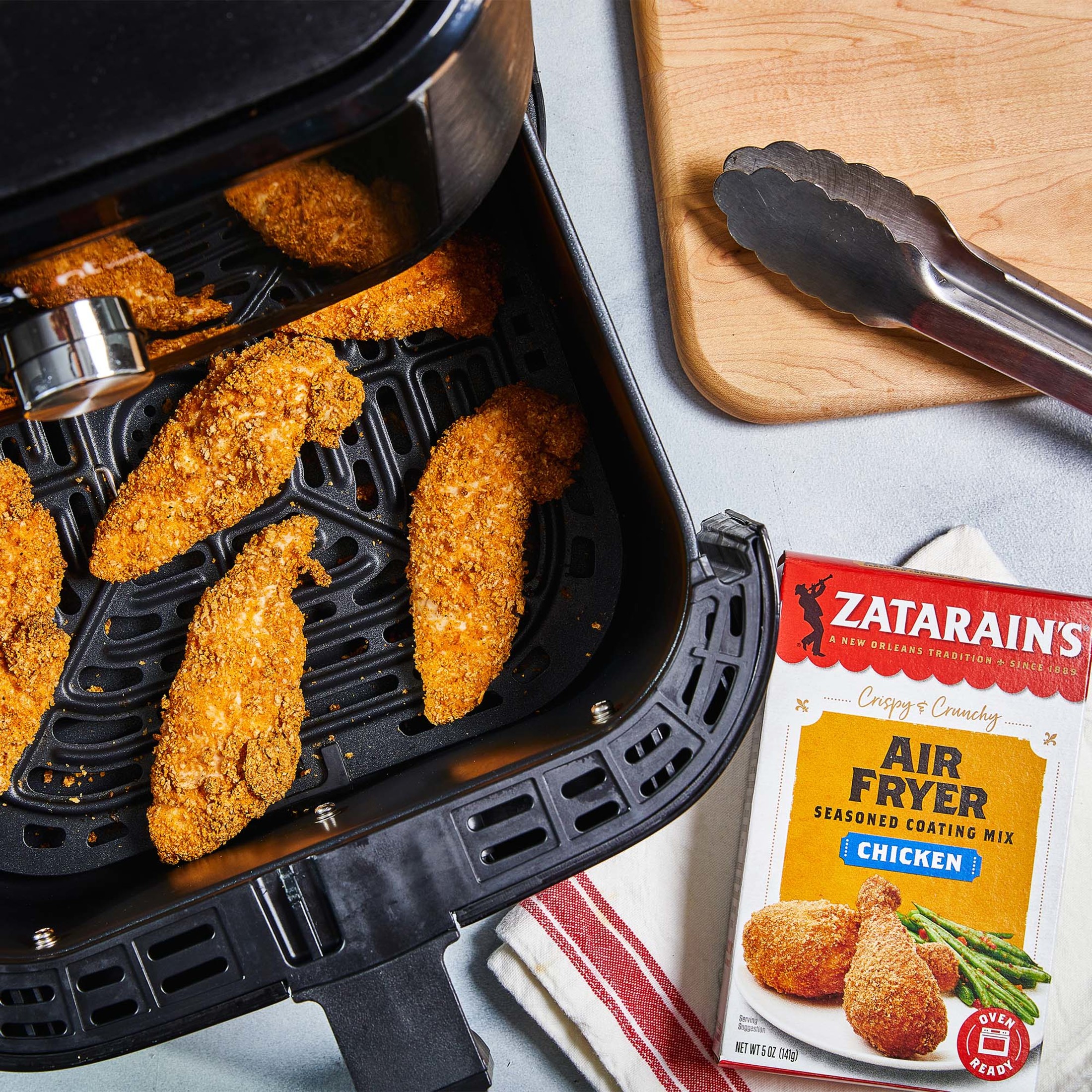 Zatarain's Chicken Air Fryer Seasoned Coating, 5.0 oz Box