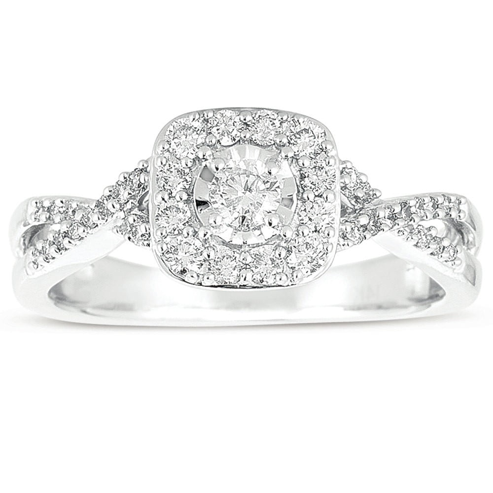 infinity 1 carat round diamond wedding ring set in white gold walmartcom - Infinity Wedding Ring Set infinity 1 carat round diamond wedding ring set in white gold walmartcom - Infinity Wedding Ring Set