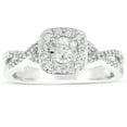 thumbnail image 3 of Infinity 1 Carat Round Diamond Wedding Ring Set in White Gold, 3 of 3