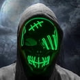 thumbnail image 4 of Máscara de Halloween DC 3V, máscara de fiesta brillante activada por sonido, Calavera, sangre, luz aterradora, accesorios de disfraces de actuación de fiesta, 4 of 4