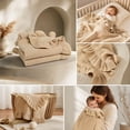 thumbnail image 2 of Dvumao Muslin Blanket With Ruffle Soft Breathable Cotton, 2 of 7