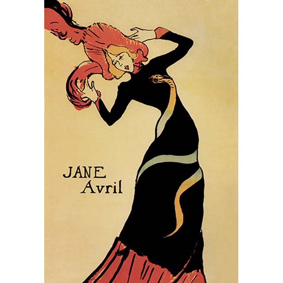 Jane Avril Museum quality giclee print canvas wrap(20" x 30")