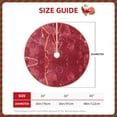 thumbnail image 4 of Kll Abstract Red Marble Christmas Tree Skirt 36",Party Decorations Farmhouse For Christmas Decorations Holiday Party, 4 of 8