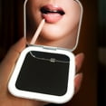 thumbnail image 5 of led makeup mirror with 5x magnification, fill light double sided folding mirror, 5 of 5