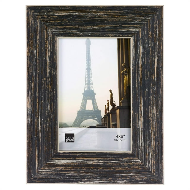 Kiera Grace Brown Emery Engineered Wood Farmhouse Picture Frame