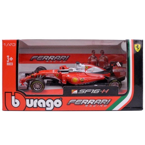 BBURAGO 1:43 FERRARI RACING - SF16-H - #5 SEBASTIAN VETTEL 18-36803SV - Walmart.com - Walmart.com