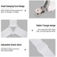 thumbnail image 5 of Piezas Sujetadores de Sábanas, Correas de Soporte Triangulares Elásticas Ajustables para Sábanas Ajustables y Sábanas Planas, Colchones, Cojines de Sofá, Manteles, Tablas, 5 of 5