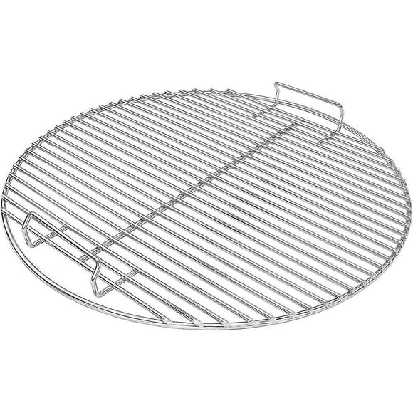 Bbq Shiny Nickel Plated Steel Cooking Grid For Weber Charcoal Grills,jom Barbecue Grill,smokey Mountain Cooker Smoker, Bar-b-kettle, 17.5" A