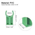 thumbnail image 2 of Unique Bargains Pinces de Serrage en PVC pour Tuyaux, Lot de 20 pour Support de Tuyau de 25 mm (1 Pieds), Vert, 2 of 5