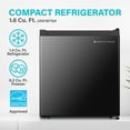 thumbnail image 3 of Arctic Wind New 1.6-Cu. Ft. Standard Compact Refrigerator with Freezer Compartment, Black, 2AW1BF16A, 3 of 10