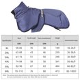 thumbnail image 3 of Ropa para perros Chaleco cálido para cachorros Impermeable para clima frío (Azul marino 3XL), 3 of 7