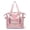 Pink, variant on WIZUTIZ Ladies Fashion Dry Wet Separation Large Capacity Portable Travel Bag Satchel Luggage Bag for Women Womens Handbags Large Solid Bags Waterproof Durable Bag 1 PC Pink