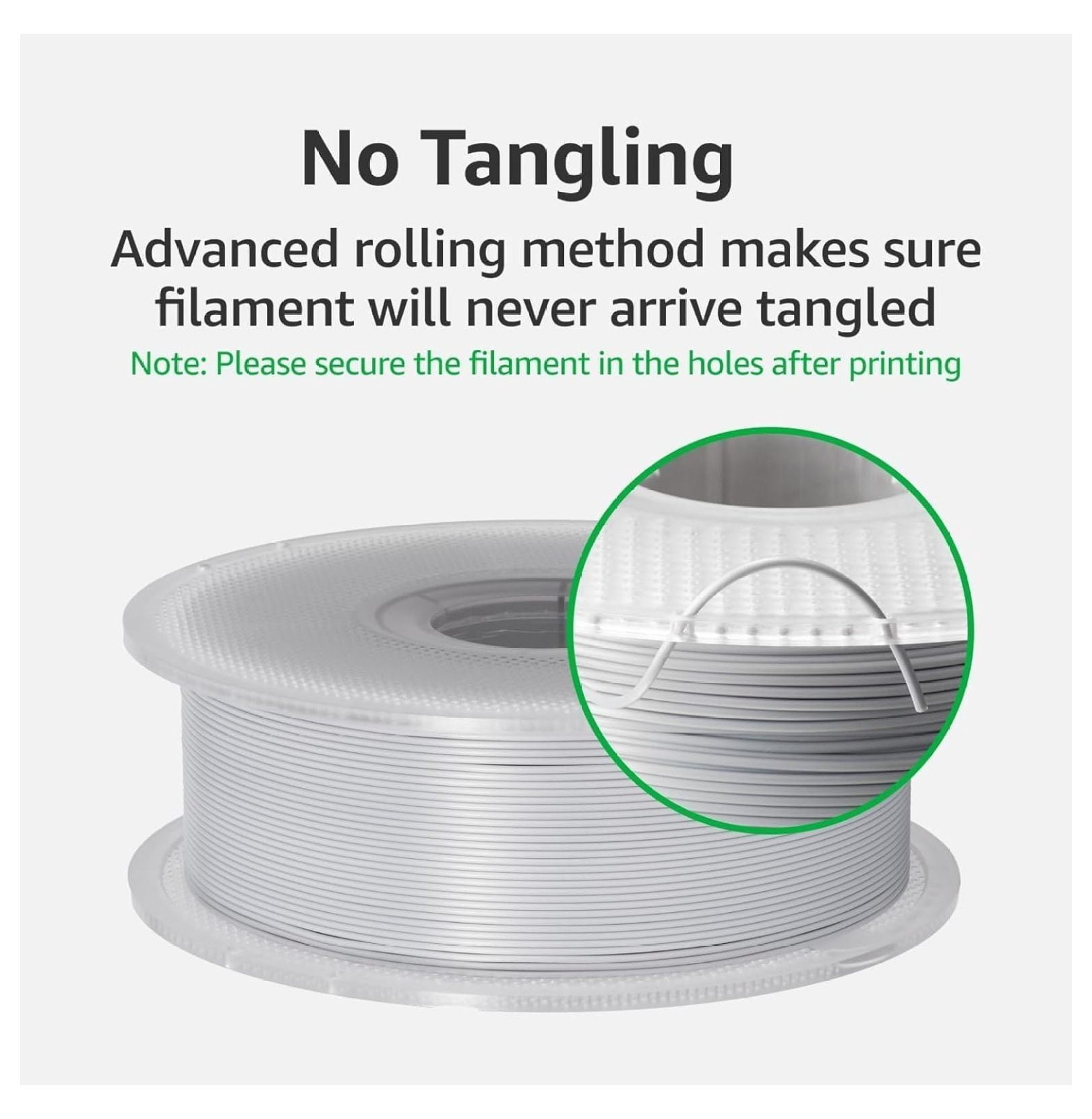 Bambu Lab PLA Filament Matte 3D Printer Filament 1.75mm PLA 1kg High Tenacity Eco Friendly - Yellow (10402) - Spool