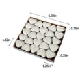 thumbnail image 4 of Taotanxi Tea Lights Candles Set - 50 Pcs Heart Shaped Tealight Candles Smokeless Tea Candle Unscented Soy Candle for Dating, Weddings, Anniversaries(White), 4 of 9
