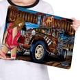 thumbnail image 2 of Chapa Remolque Camello Metal Vintage Pintura Hierro Rectangular Pared 40x30cm, 2 of 8