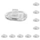 thumbnail image 1 of Jumpingount 5 pares de almohadillas ovaladas de silicona para la nariz, tornillo de presión en la nariz, soporte de tornillo de aire para gafas, pieza de 10piezas Tipo 2 5 pares Jumpingount CBP289255, 1 of 1