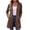 01 Coffee, variant on Ladies Long Sleeve Full Zip Up Casual Lightweight Jacket Comfy Longline Cardigans Plain Autumn Winter Daily Wear