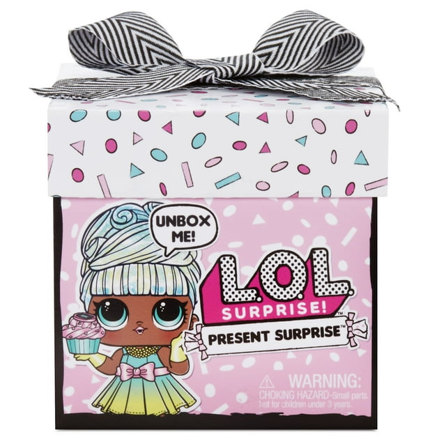 L.O.L Surprise! Present Surprise Series 1 Doll Playset, 8 Pieces