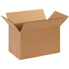 25 Corrugated Shipping Boxes 13x8x8 - Durable Kraft Cartons