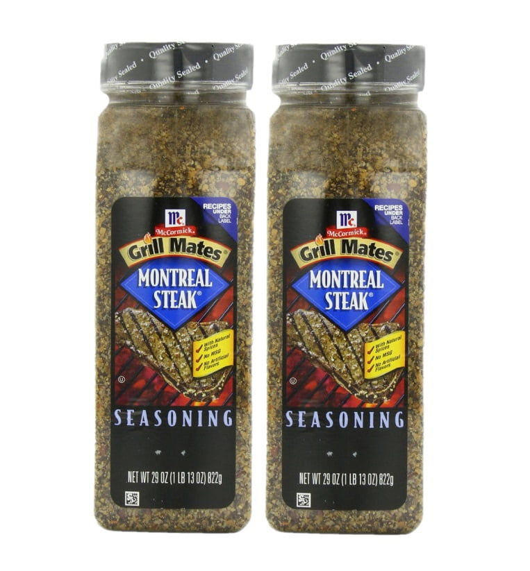 2 Pack McCormick Grill Mates Montreal Steak Seasoning, 29 oz
