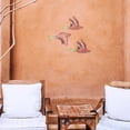 thumbnail image 3 of HONMEET Set of 3 Vintage Wooden Bird Hanging Ornaments for Wall Decor, Bedroom, Living Room, and Home Decoration Accents, 3 of 8