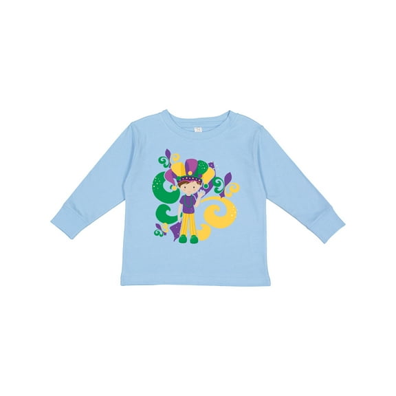Inktastic Mardi Gras Boy Boys Long Sleeve Toddler T-Shirt