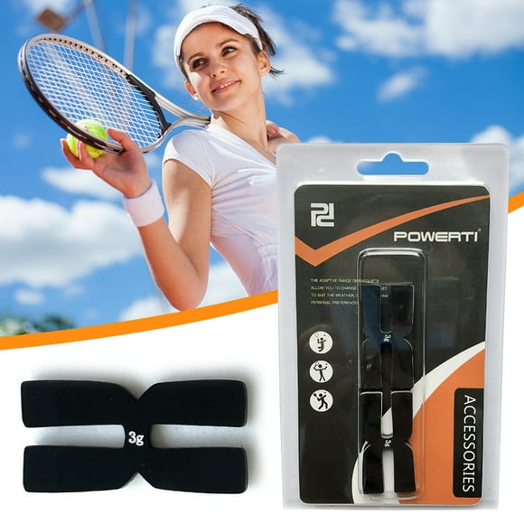 6 cintas de equilibrio de peso de 3 g para raquetas de tenis, bandas de equilibrio de peso de silicona para raquetas de bádminton y tenis, en forma de H