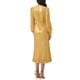 thumbnail image 3 of INSPIRAR CHIC WOMLAYOUT Vestidos de lentejuelas brillantes para mujer, vestido midi de cóctel de manga larga con escote en V, color dorado, 3 of 6