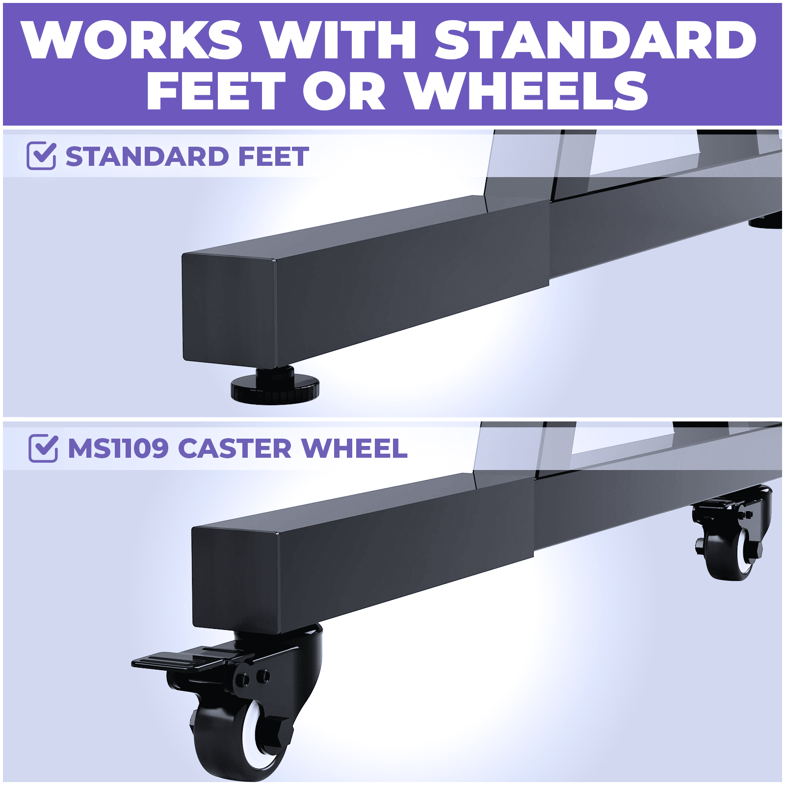 Liquid Stands Piano Stand Extender for Extra Security and Durability for 2-Tier Keyboard Stand - Extender for Wider Base to Keep Keyboard Stand Stable