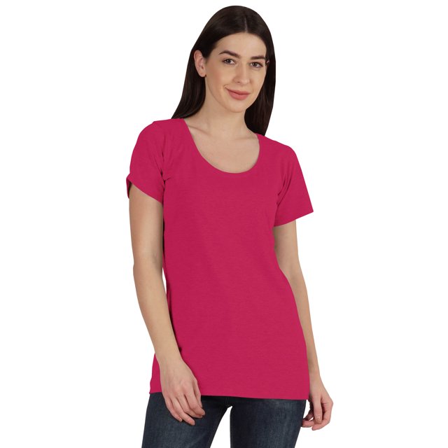 Inkmeso Inkmeso Womens Scoop-Neck T-shirt Short Sleeve Summer Basic Tee