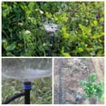 thumbnail image 2 of Cabezal de riego por goteo, boquilla de burbuja de flujo de agua circular completo de 360 ​​grados ajustable con micropulverizador, adecuada para jardines, 2 of 5
