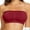 Red, variant on ALLLIST Bras for Women Strapless Wirefree Seamless Bralette Soft Red Plain Bandeau Ladie Underwear