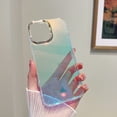 thumbnail image 5 of Compatible with iPhone 12/12 Pro Case for Women Girls,Luxury Shiny Fashion Gradient Glitter Bling Cute Clear Acrylic Plate Shockproof Case for iPhone 12/12 Pro(Laser), 5 of 15