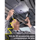 thumbnail image 5 of Juego De Accesorios Neumáticos 20 Pzs Belug, Plata Amarillo, 5 of 5