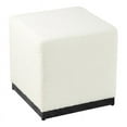 thumbnail image 2 of HomePop Cube Ottoman, Cream Boucle, 2 of 9