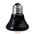 thumbnail image 3 of transemion Infrared Ceramic Heat Emitter Bulb No Light Terrarium Reptile Amphibians Pet Brooder Heating Bulb 110V 75W, 3 of 8