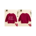 thumbnail image 2 of Rdhnmea Newborn Baby Girl Boy Christmas Knit Sweater My First Christmas Embroidery Long Sleeve Round Neck Fall Winter Knitted Sweatshirt Xmas Outfit, 2 of 9