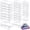 Clear, variant on Rectangular Organizer Bins for Beads Jewelry Findings, Clear, 28Pcs