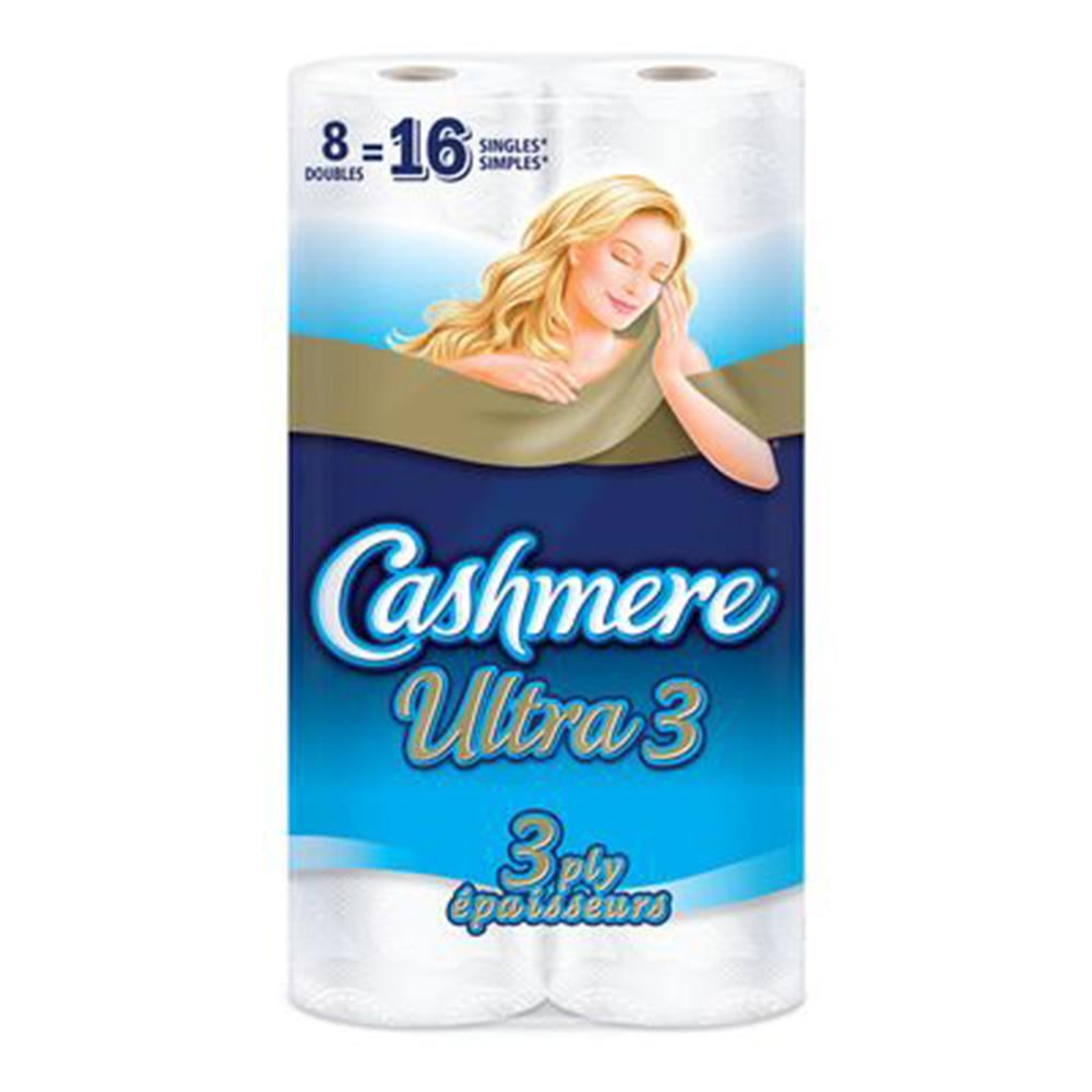 Cashmere Ultra 3Ply Bathroom Tissue, 165 Sheets Per Roll, 8 Double