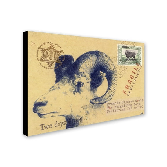 Trademark Fine Art 'Ulysses' Canvas Art by Nick Bantock