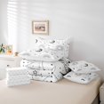 thumbnail image 5 of Manfei Hippie Moon Sun Bedding Comforter Set 7 Pieces for Kids, Mystic Horoscope Full Bedding Set, Mystic Stars Galaxy Reversible Fitted Sheet Flat Sheet, Luxury Bedroom Decor, 5 of 7