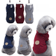 thumbnail image 3 of Ropa para mascotas ropa para perros ropa para mascotas otoño e invierno Teddy perro pequeño tricolor lana dos patas ropa acolchada de algodón, 3 of 4