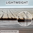 thumbnail image 5 of Washable Machine None-Slip Base Area Rug for Living Room, Dining Room, Game Room, Indoor Pet and Child Friendly Casual Design Abstract Gray, 5 of 5