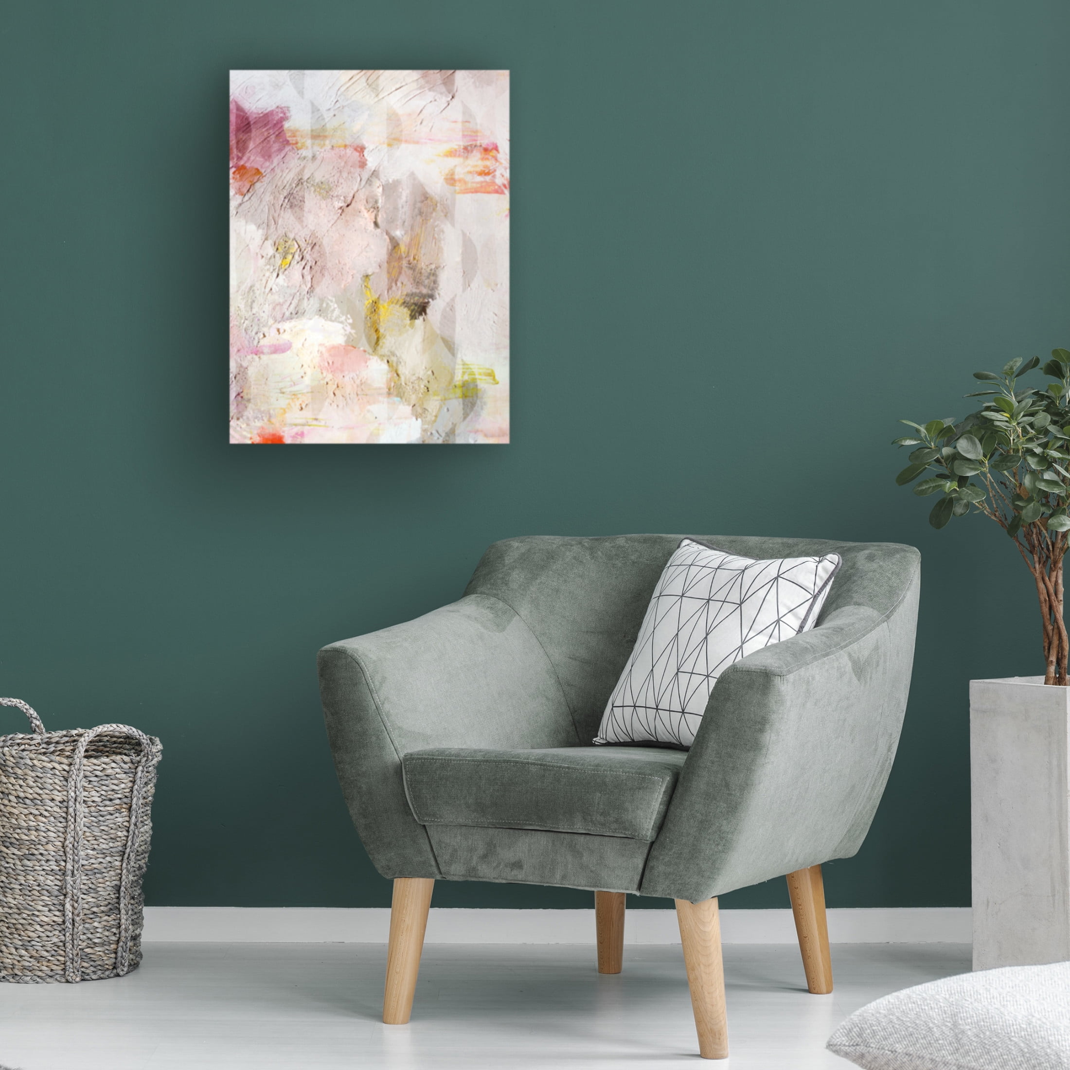 Canvas Wall Art - Hope Bainbridge 'Moon Palette' Wall Art for Living Room, Bedroom, or Office Décor by Trademark Fine Art - 14 x 19 Inches