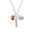 thumbnail image 2 of Delight Jewelry Silvertone ABC Cutout School Slate Always My Mother Bar Zoe Necklace, 2 of 4