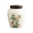 thumbnail image 1 of Home Decor Crafts Loose Leaf Tea Storage Jar Ceramic Tea Box Guest Vintage Chinese Sugar Jar, 1 of 9