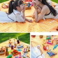 thumbnail image 7 of Waterproof Picnic Blanket 59x79In, Foldable Outdoor Mat with Carry Handle for Camping, Beach, Park and Travel, 7 of 7